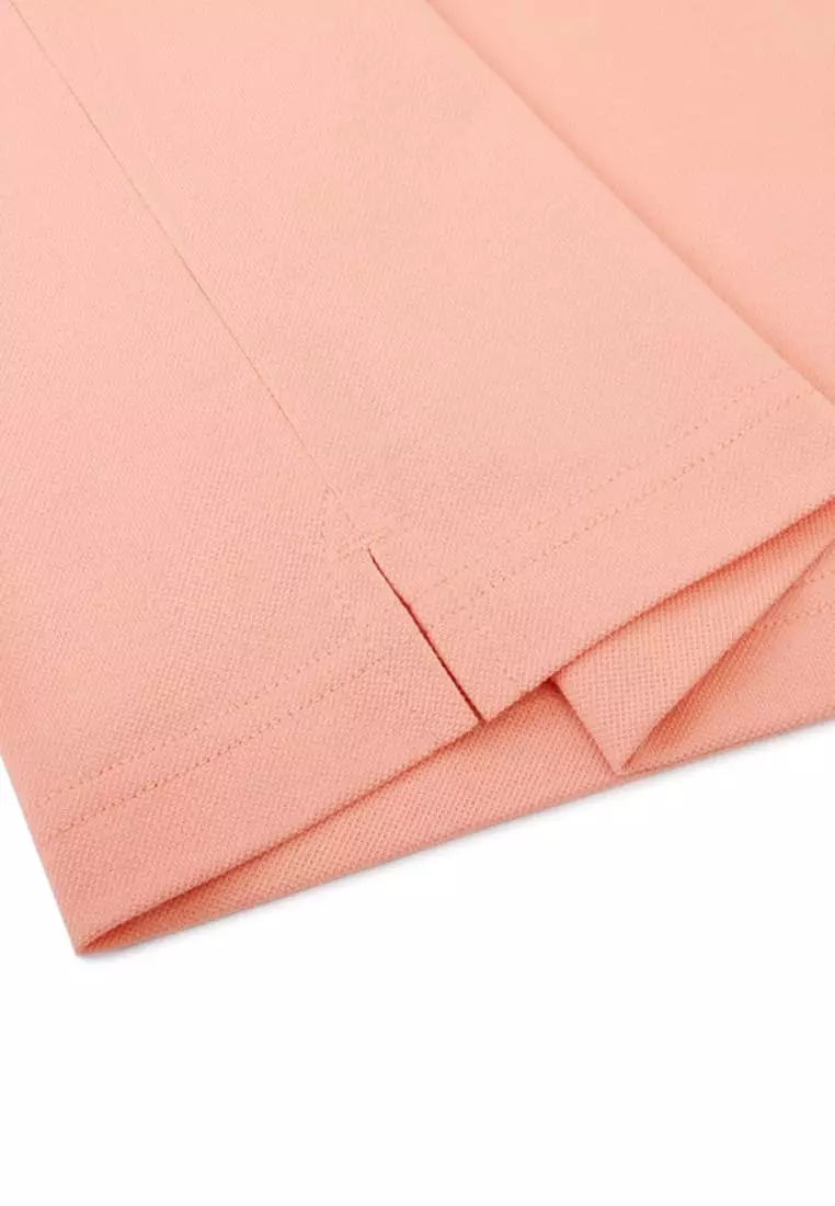 Non-Iron Pure Cotton Stand Collar Polo Tee