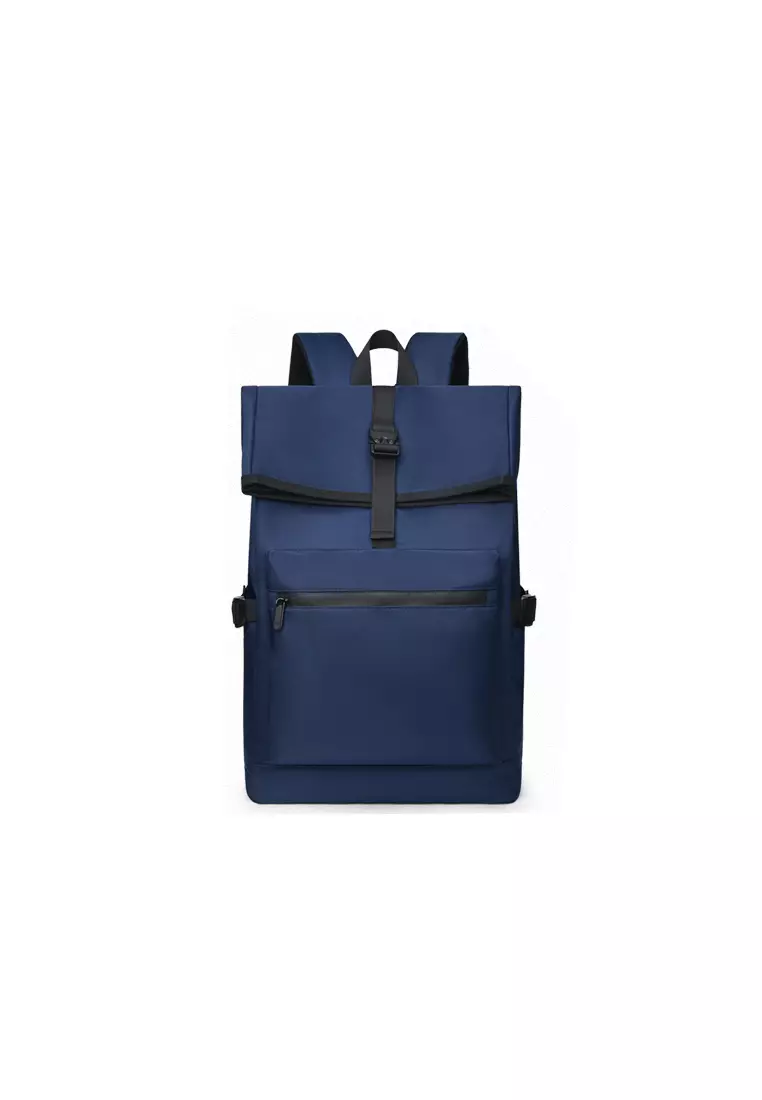 Rains blue backpack top