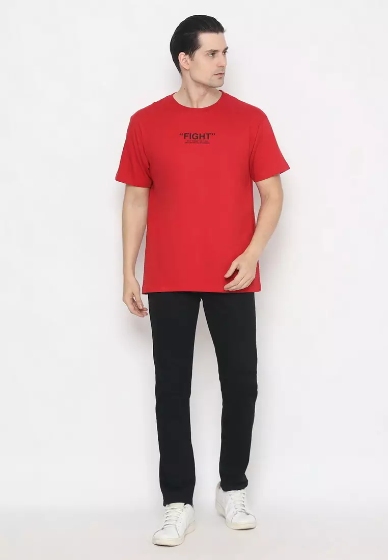 NX T-Shirt Cotton Combed Tebal Pria 207370181