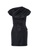 French Connection black Tarah Coated Jrsy Wrap Dress 088DBAAD10574FGS_5