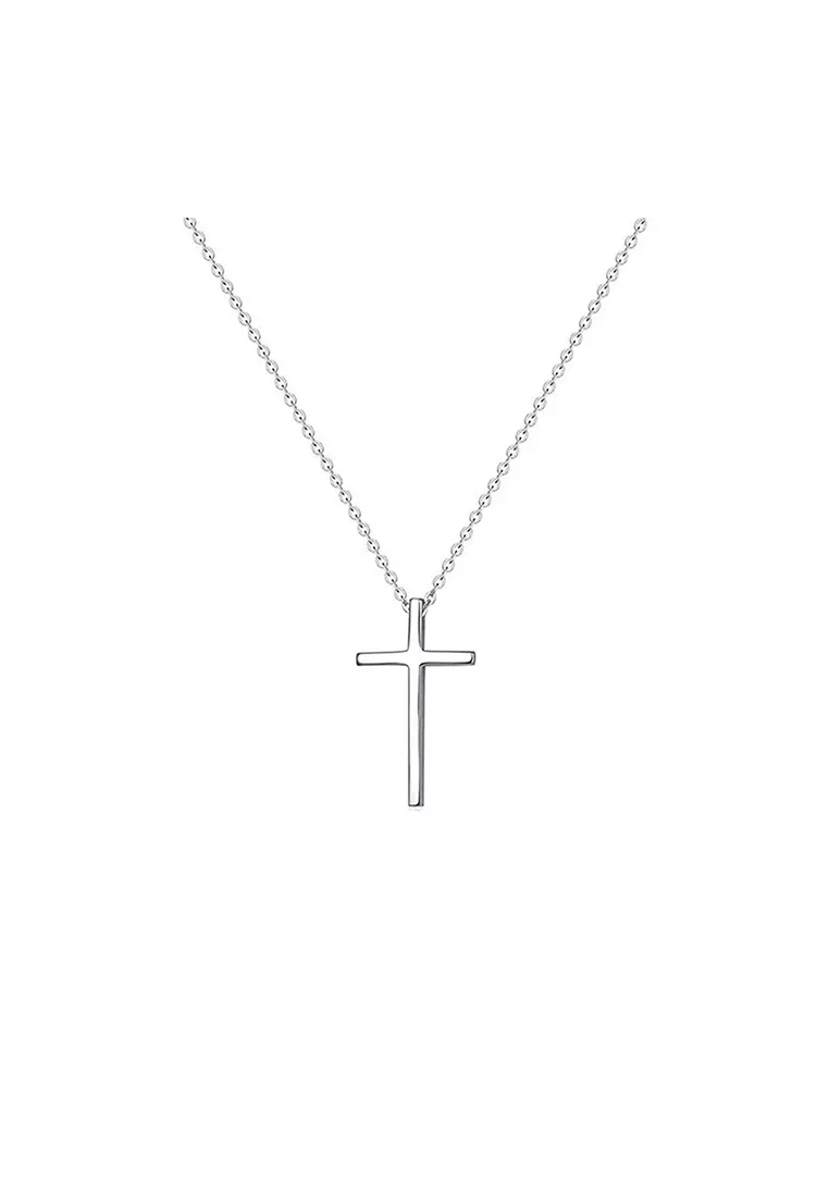 Gold necklace for women on sale cross