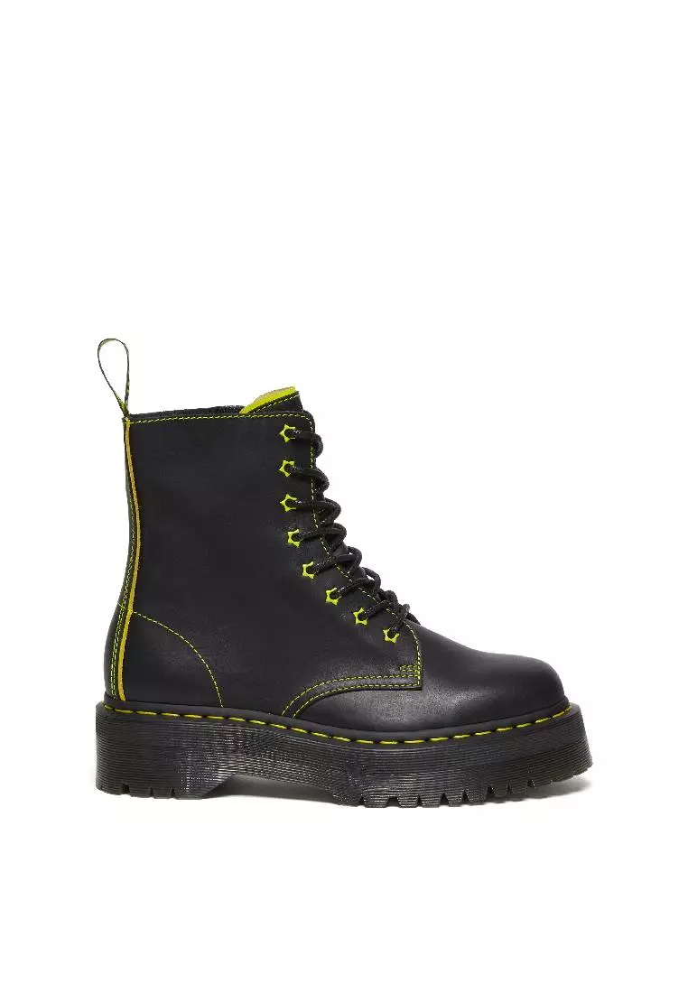 Dr martens heels yellow best sale