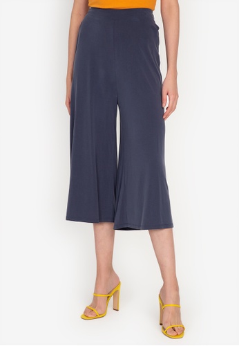 Origin by Zalora navy Culottes made from TENCEL™ FADC3AA40D19ABGS_1