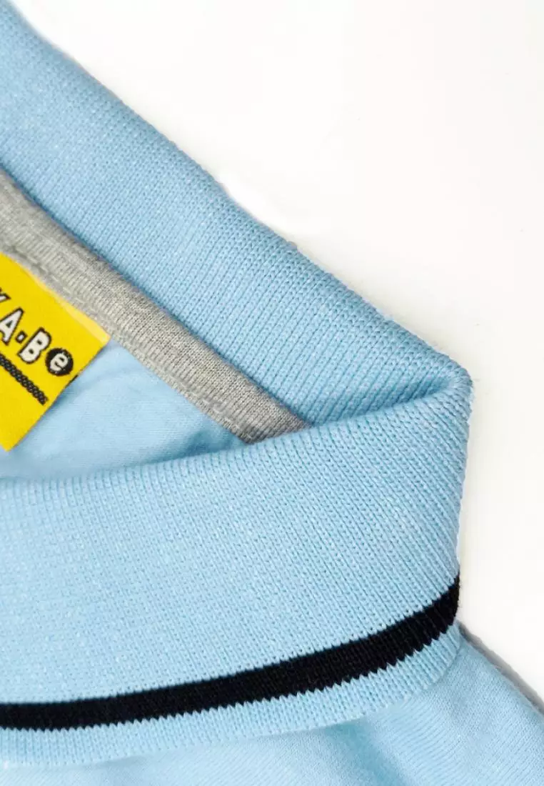 Wakakids Baju Anak Laki Laki Atasan Kaos Kerah Polo Shirt Motif Florida 4190 Merah