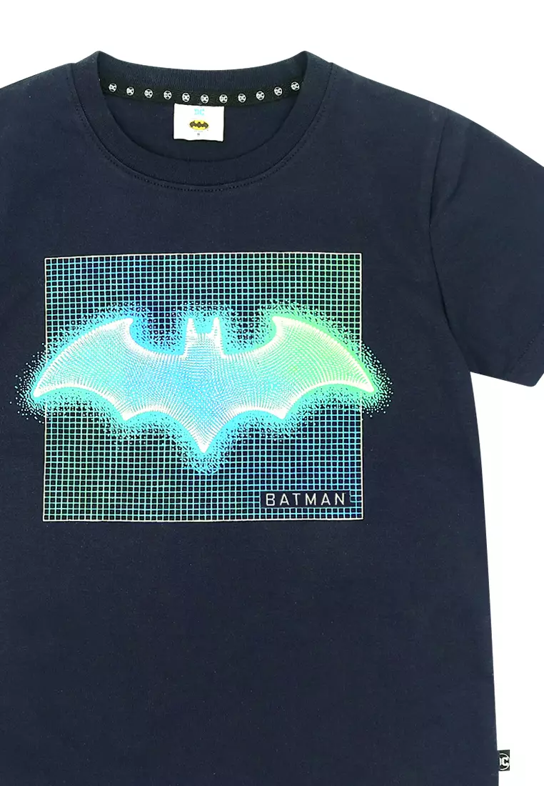 Boys Licensed Graphic T-Shirt Grid Logo