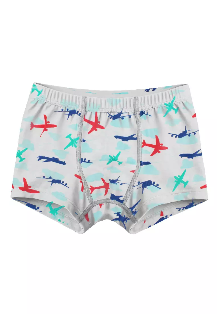 Boys' Antimicrobial Cotton Boxer Brief 3 pieces in a pack UCBBG522