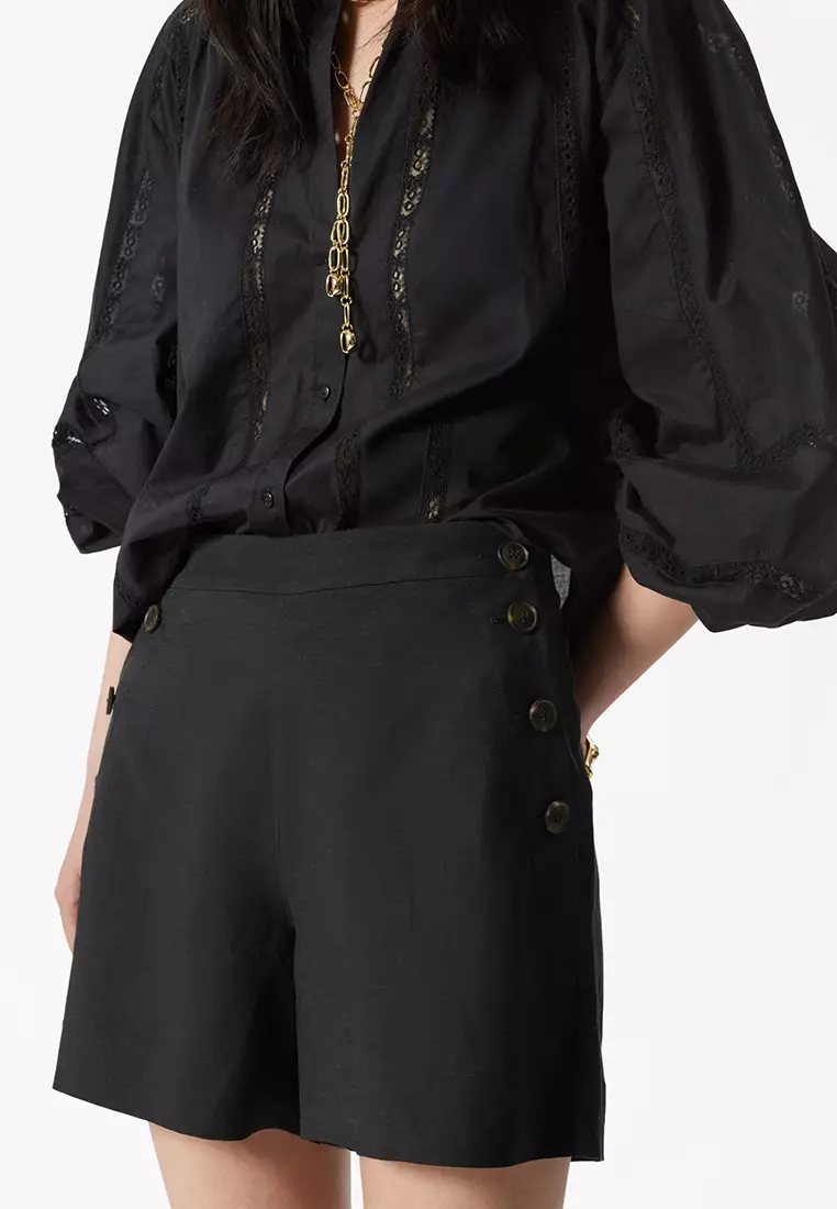 Buttoned Sailor Shorts
