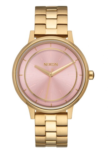 NIXON Kensington Light Gold / Pink Jam Tangan Unisex A0992360 - Stainless Steel - Gold