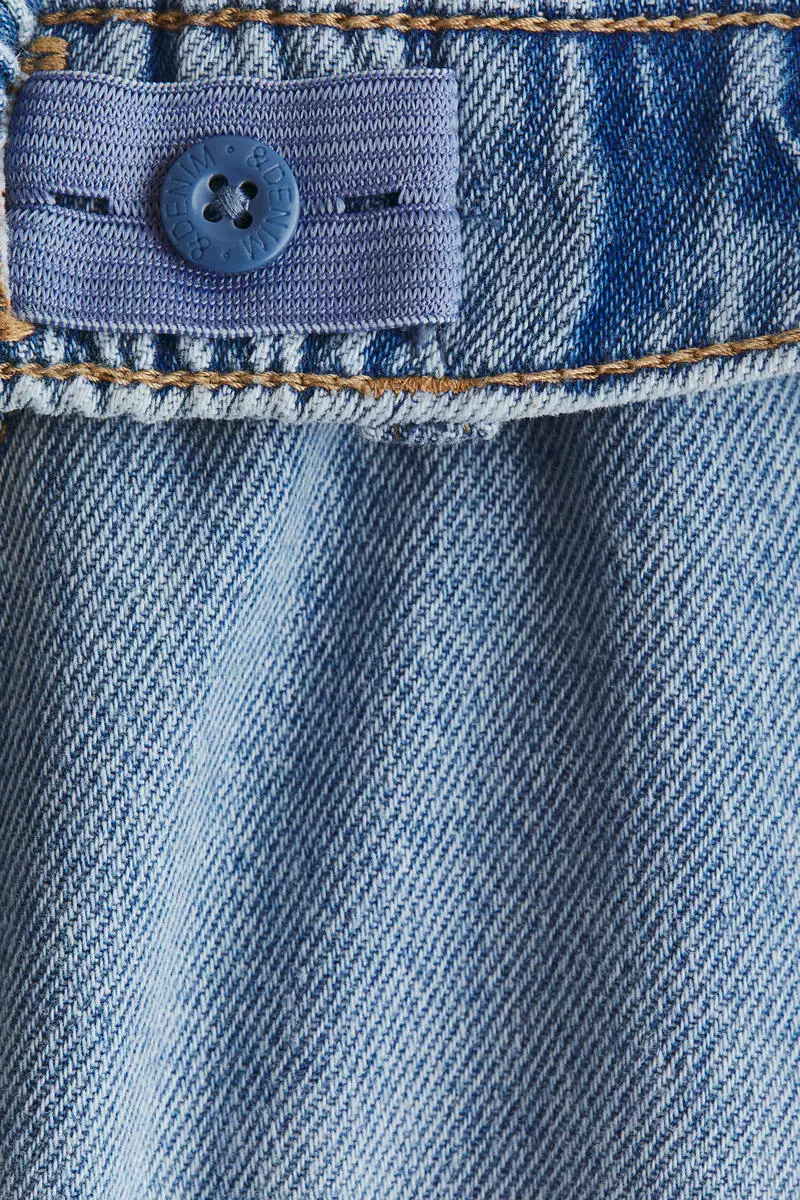 Cotton denim joggers