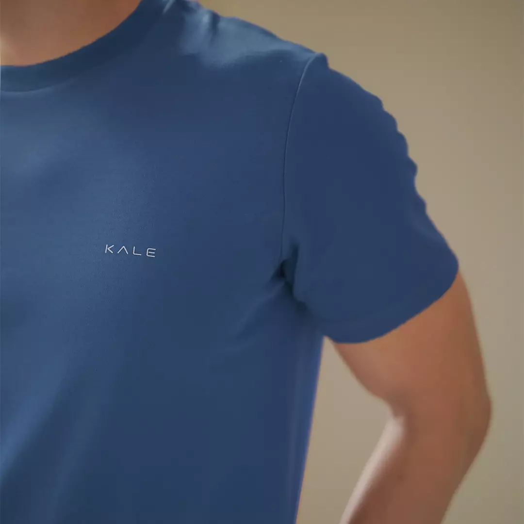 Kale JUNO DENIM/ Cotton Cloudy / Atasan Kaos Pria / Kaos Basic Pria