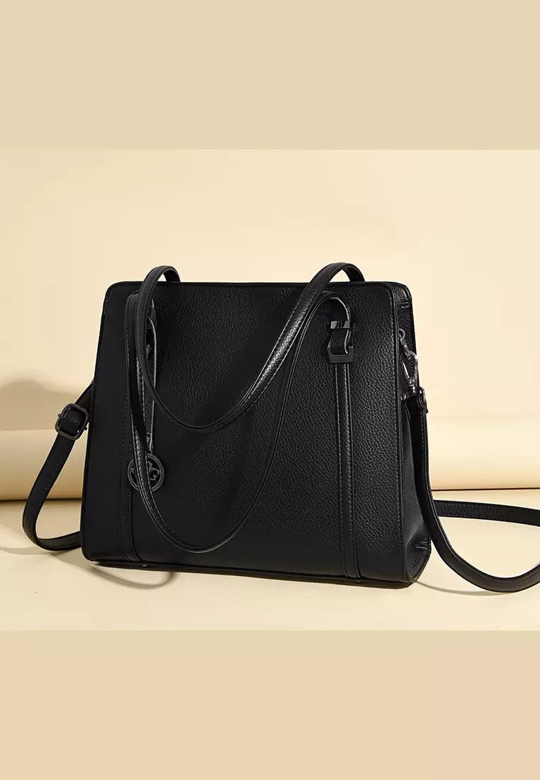 Fashionable Faux Leather Three Way Handbag JW HD-6256