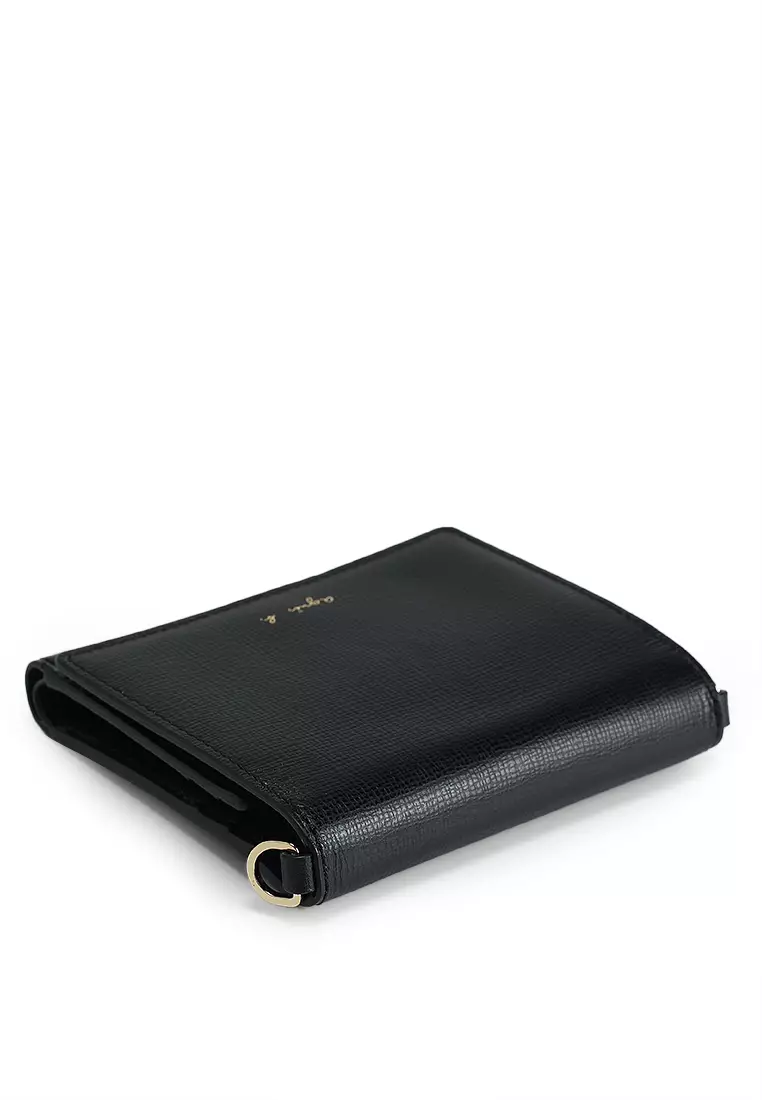Leather Wallet with Strap