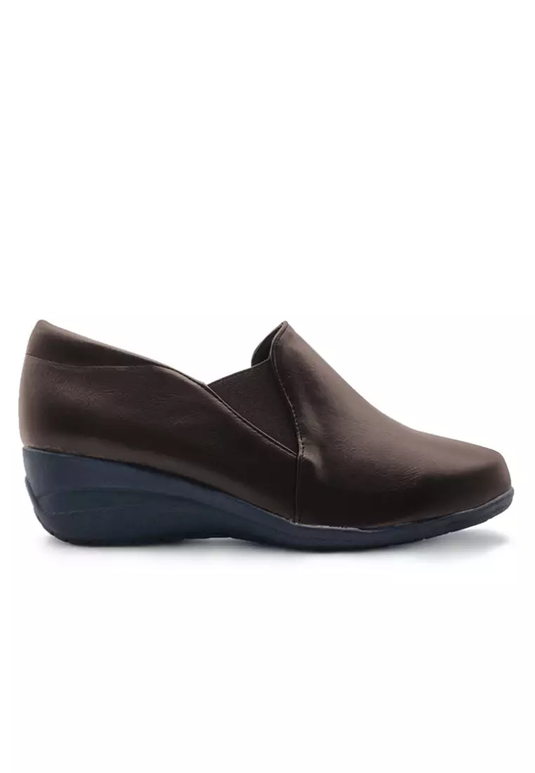 Discount on POLO HILL  shoes - SKU: POLO HILL Ladies Slip On Wedge Shoes