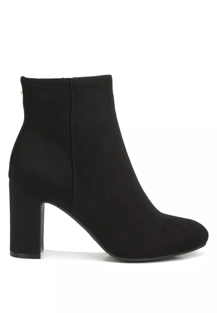 Discount on London Rag  shoes - SKU: Black Block Heel Ankle Boots