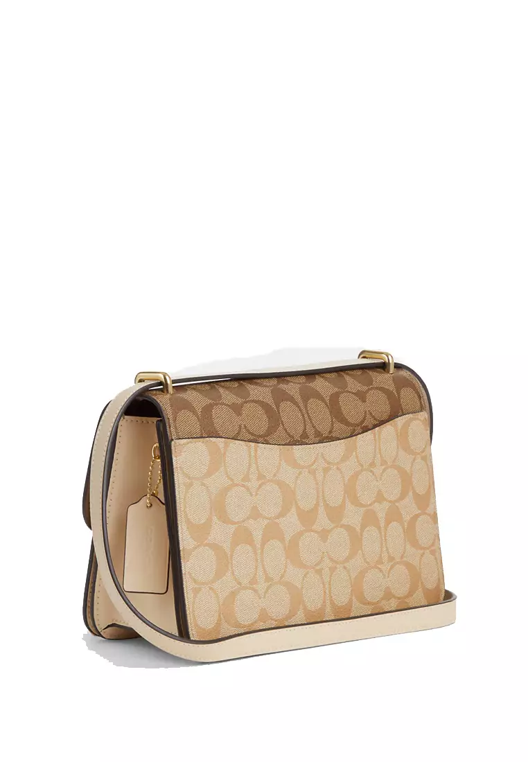 Tabby crossbody in blocked signature canvas clearance