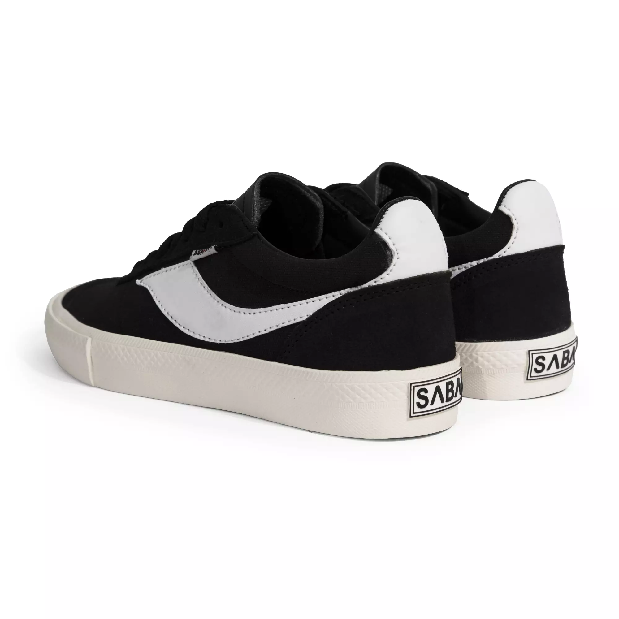 SABA Brazilian Mono Black White - Sepatu Sneakers Pria Dan Wanita