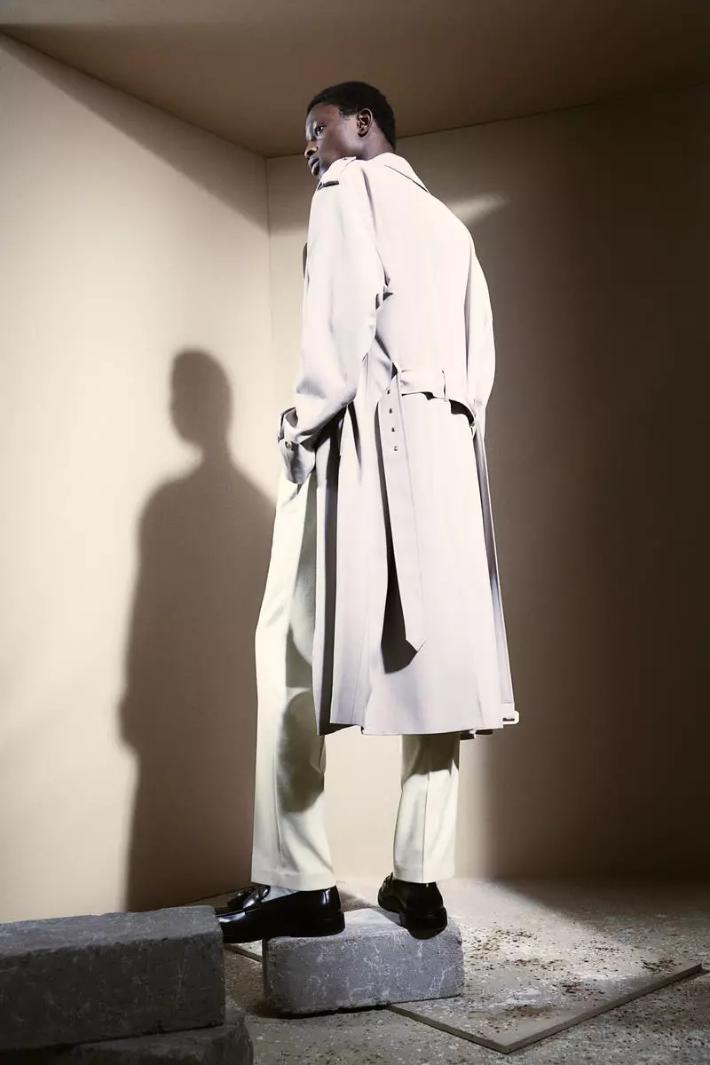 Regular Fit Tailored linen-blend trousers