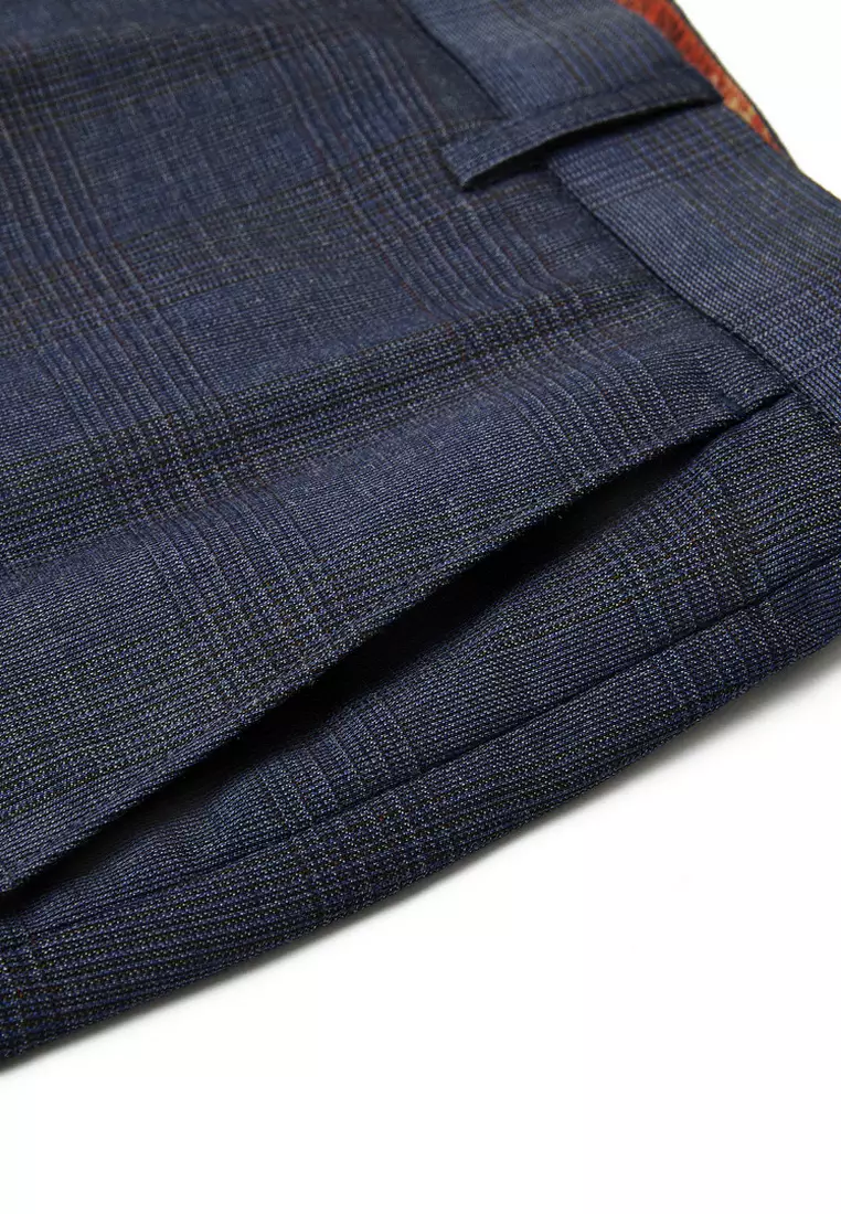 純羊毛套裝西裝褲