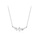 Glamorousky white 925 Sterling Silver Simple and Elegant Geometric Imitation Pearl Necklace with Cubic Zirconia 622BAAC97CC8CAGS_1