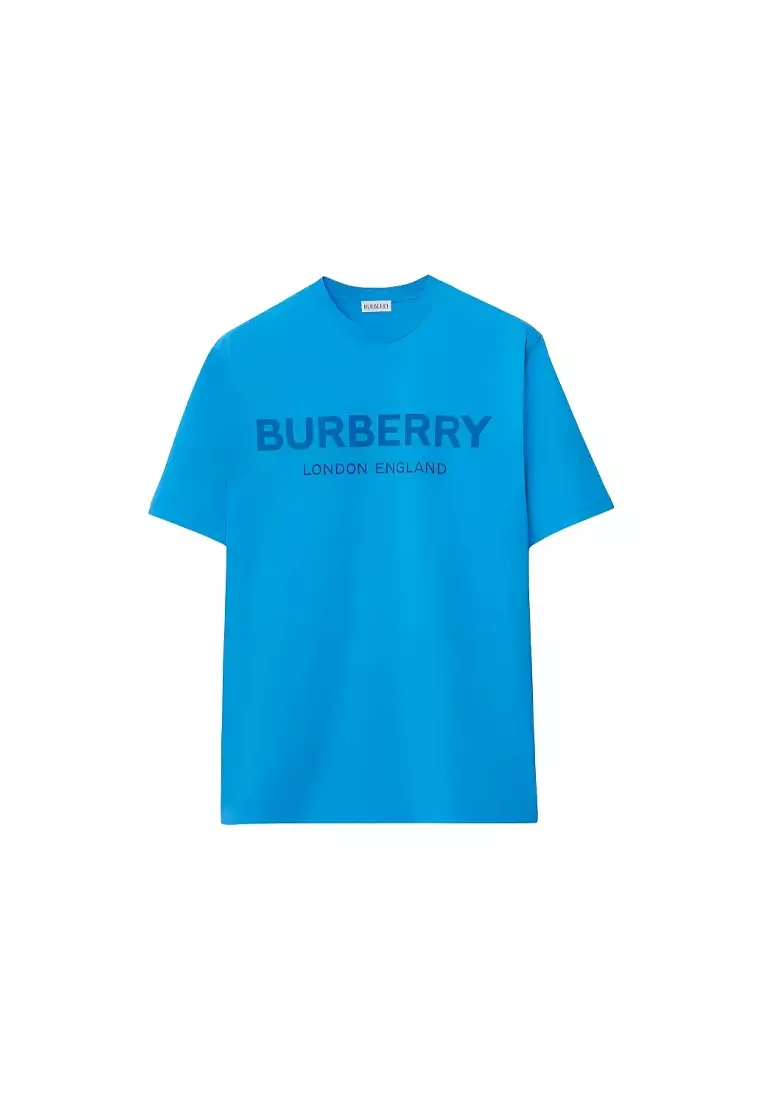 Buy Burberry Men's Short Sleeved T-Shirt in Blue 81056541 2026