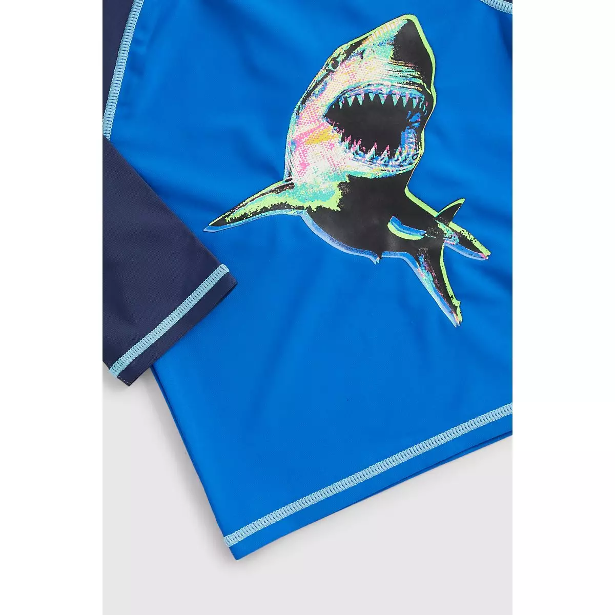 Mothercare Shark Sunsafe Rash Vest and Shorts UPF50+ - Baju Renang Anak Laki (Biru)