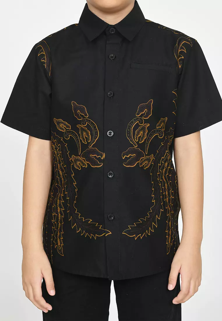 My Aksa Batik Anak Kemeja Pendek Arthur Arisha