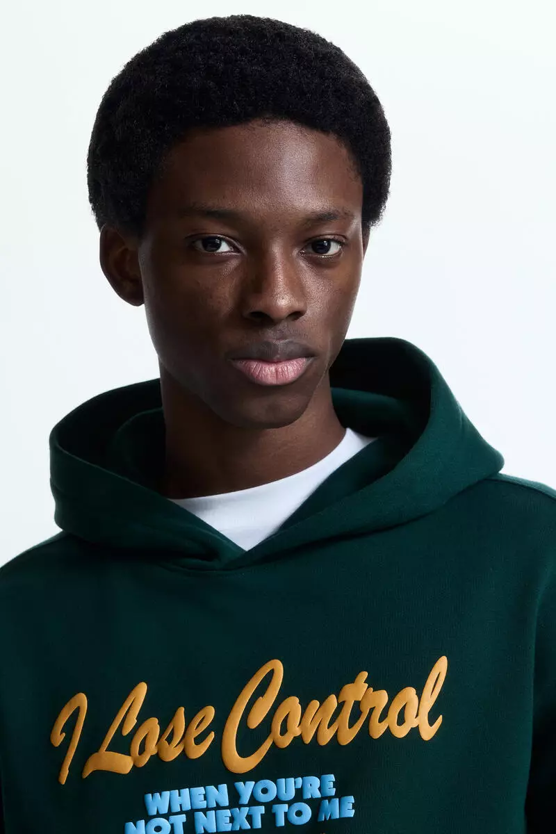 Loose Fit Printed hoodie