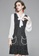 Sunnydaysweety multi Small Fragrant Tulle Stitching Plaid Knitwear One-Piece Dress A21092837 3BC31AA8E827EEGS_5