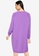 Noisy May purple Ine Long Sleeves Sweat Dress 429F8AAFA1C7C0GS_2
