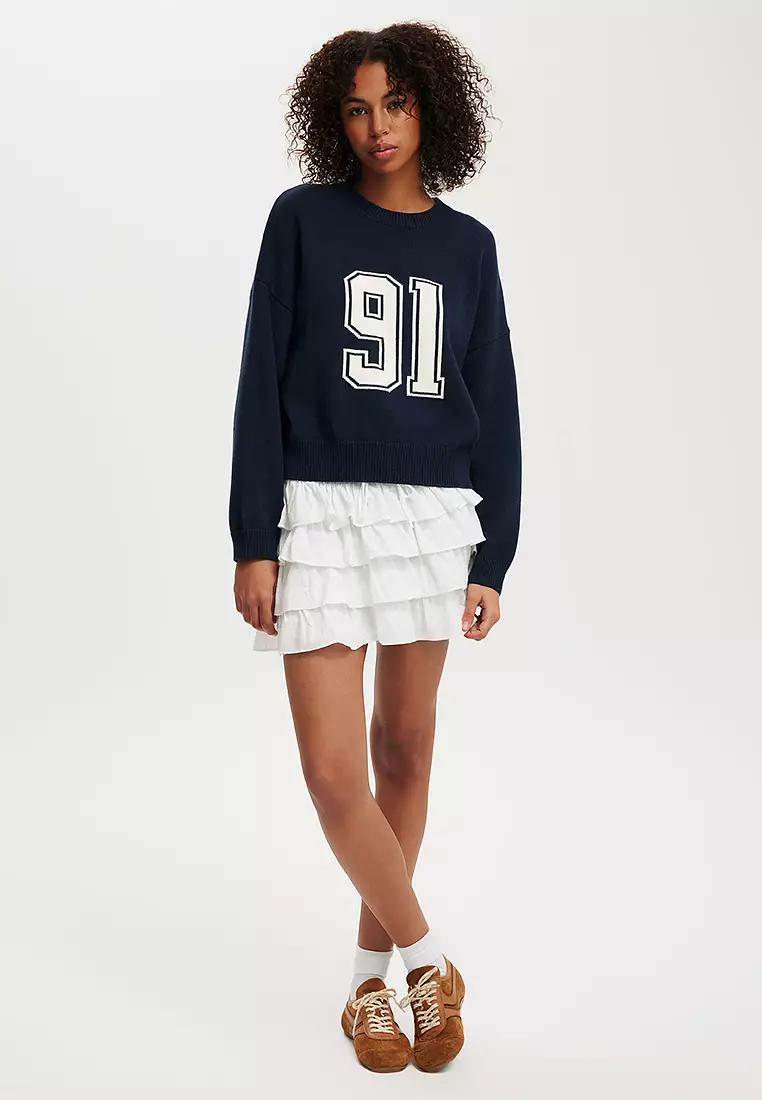 Cotton Crew Neck Sweater