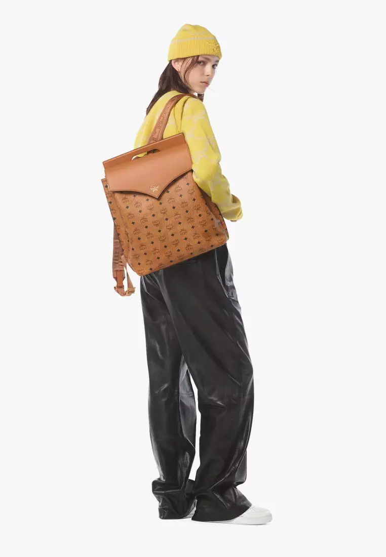 Diamond Backpack in Visetos Leather Mix