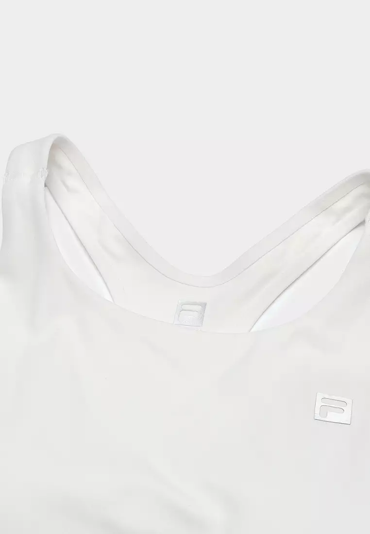 FILA CORE ATHLETICS FITNESS Women Sports Bra in White