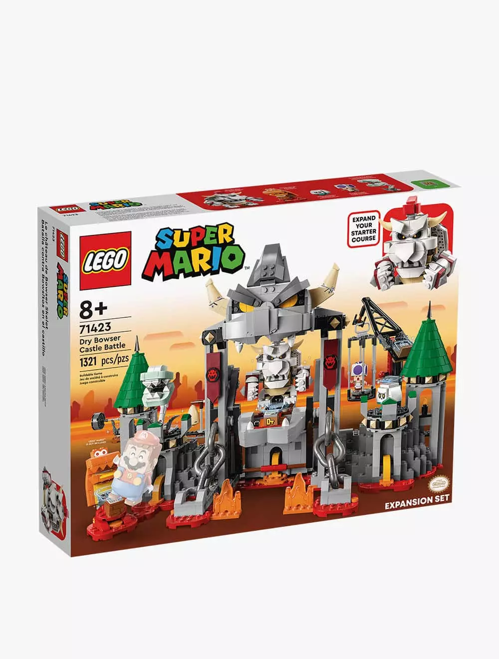 Jual Lego LEGO Dry Bowser Castle Battle Expansion Set 71423