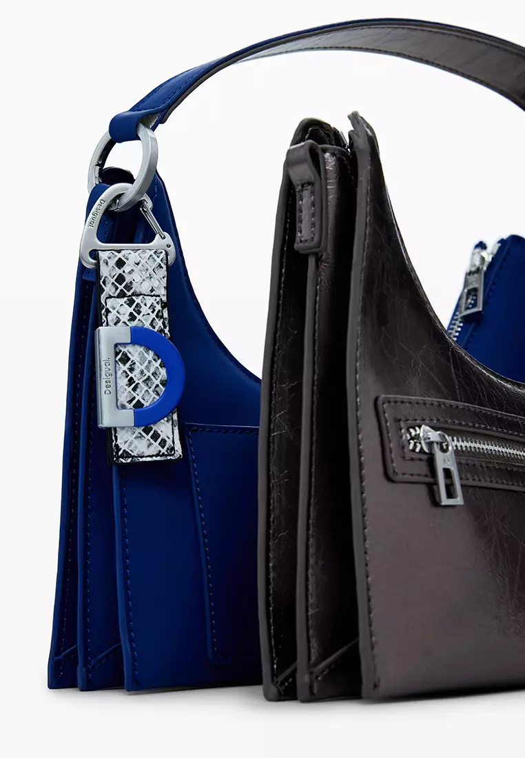 Small detachable two-tone bag