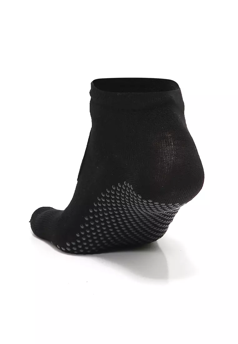 Seish Sock Kaos Kaki Khusus Yoga Anti Slip Size 34-39 Sporty Design Material Cotton ORIGINAL - Black