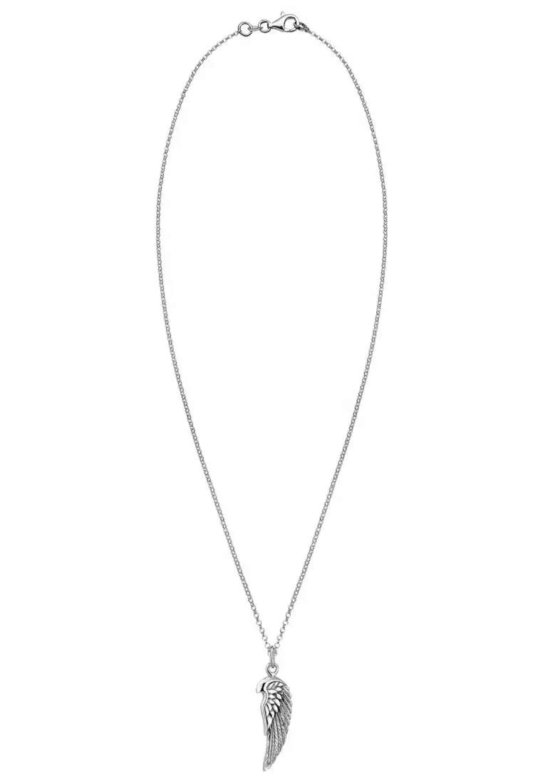Perhiasan Pria Perak Asli - Silver Kalung Man Wings Silver
