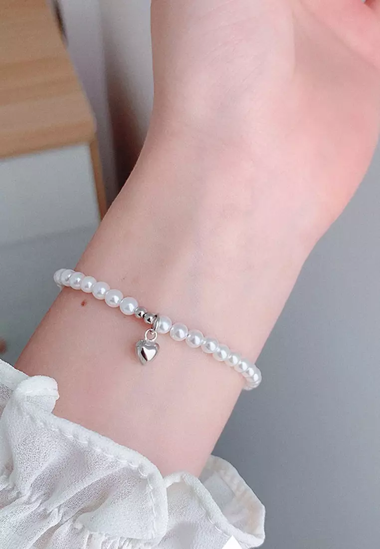 Buy LYCKA LDR9354 4 LYCKA 4 mm Freash Water Pearl Bracelet 2024