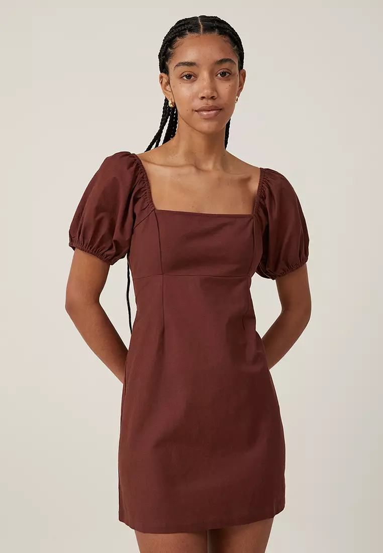 Buy Cotton On Frankie Linen One Shoulder Mini Dress Online