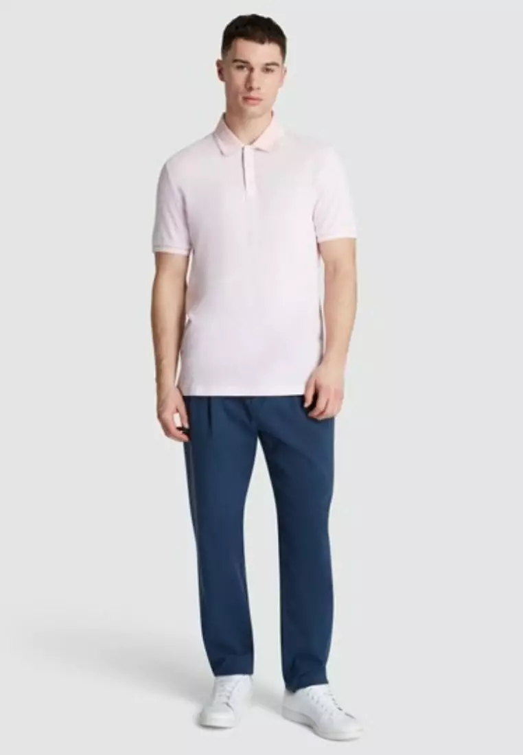 Cotton Interlock Tipped Polo