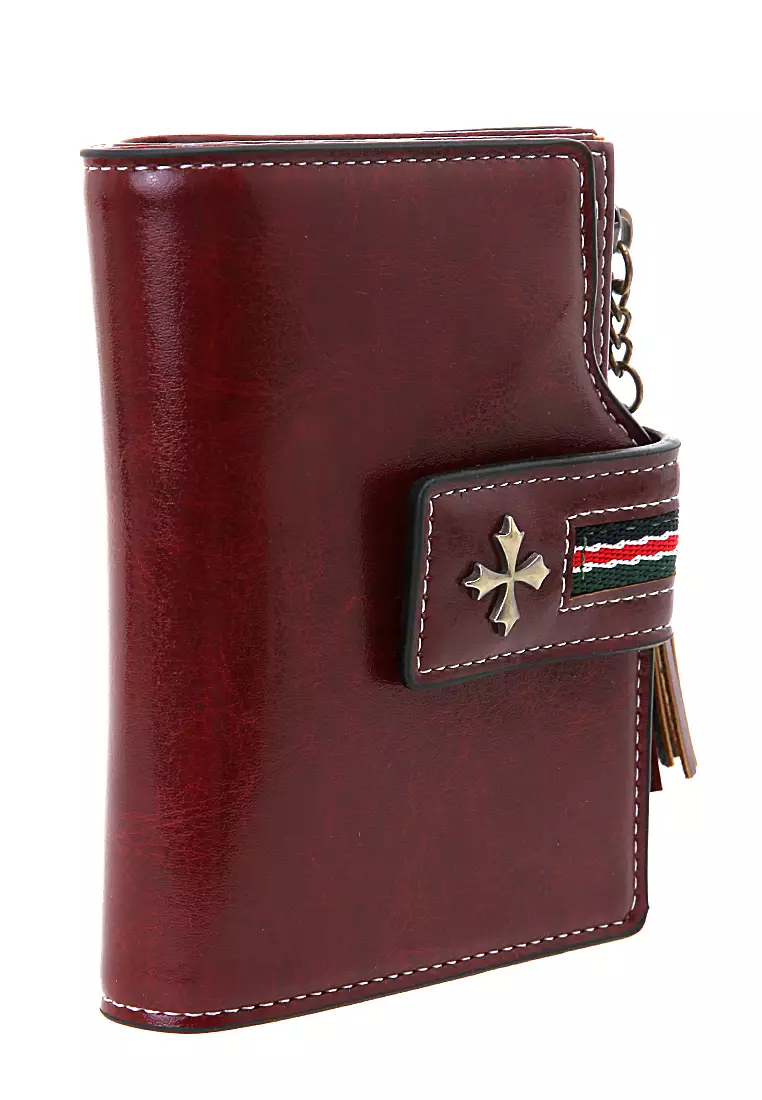 Dompet Wanita Model Pendek Cassual Wallet Many Slot Material PU Leather ORIGINAL