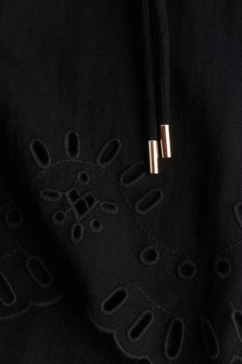 Broderie anglaise shirt dress