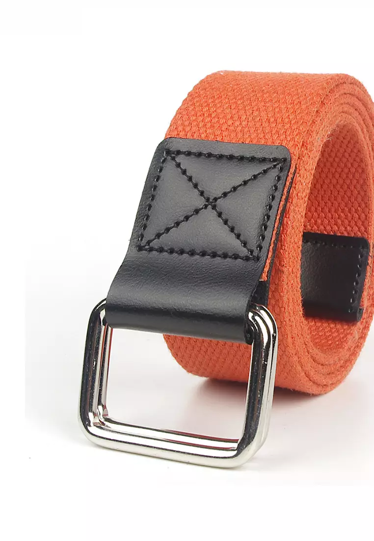 Cloth belt with metal buckle discount