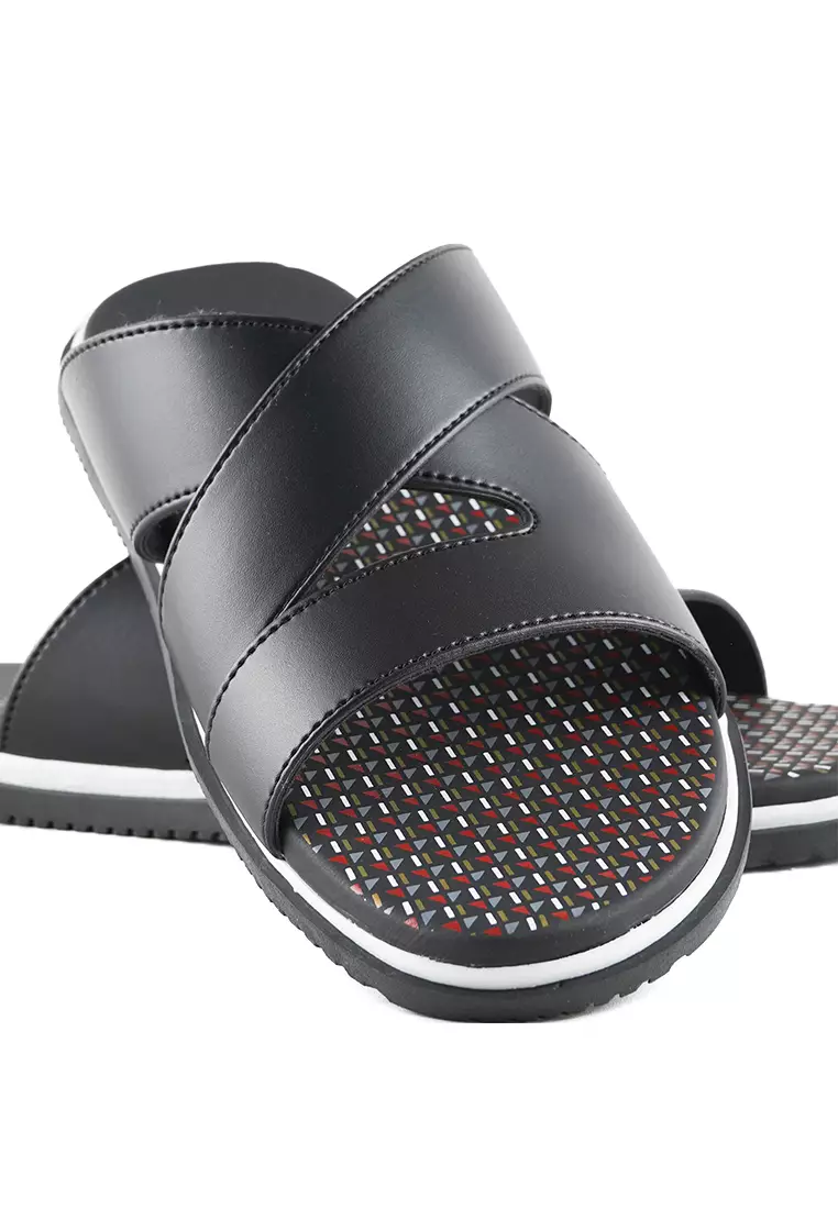 Jackson Zeno 1JSS Black - Sandal Pria