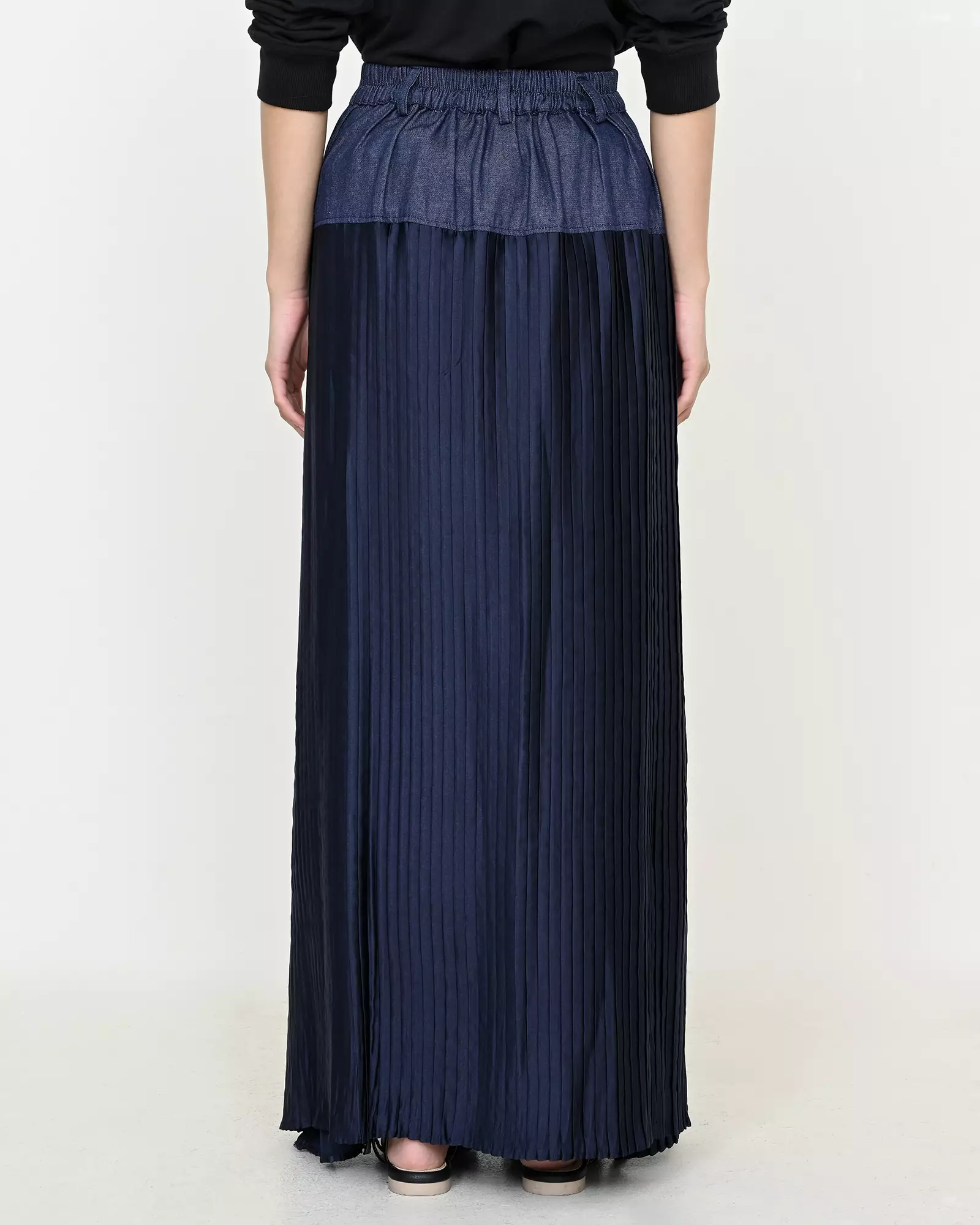 Geulis.id VANESSA SKIRT - Darkblue