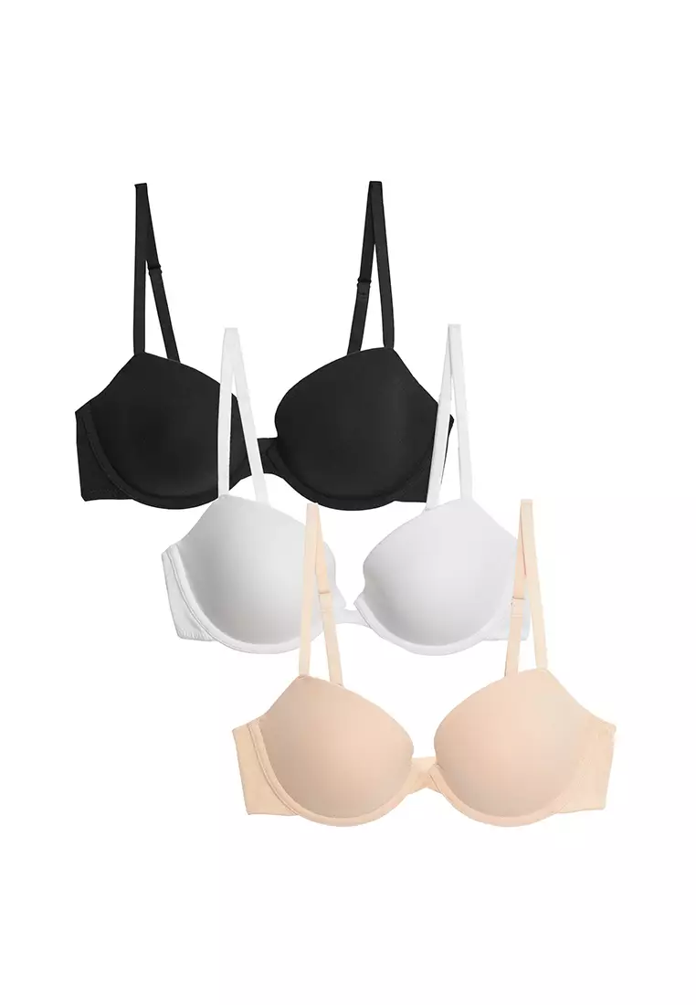 MARKS & SPENCER M&S 3pk Underwired Balcony Bras A-E - T33/335 2024