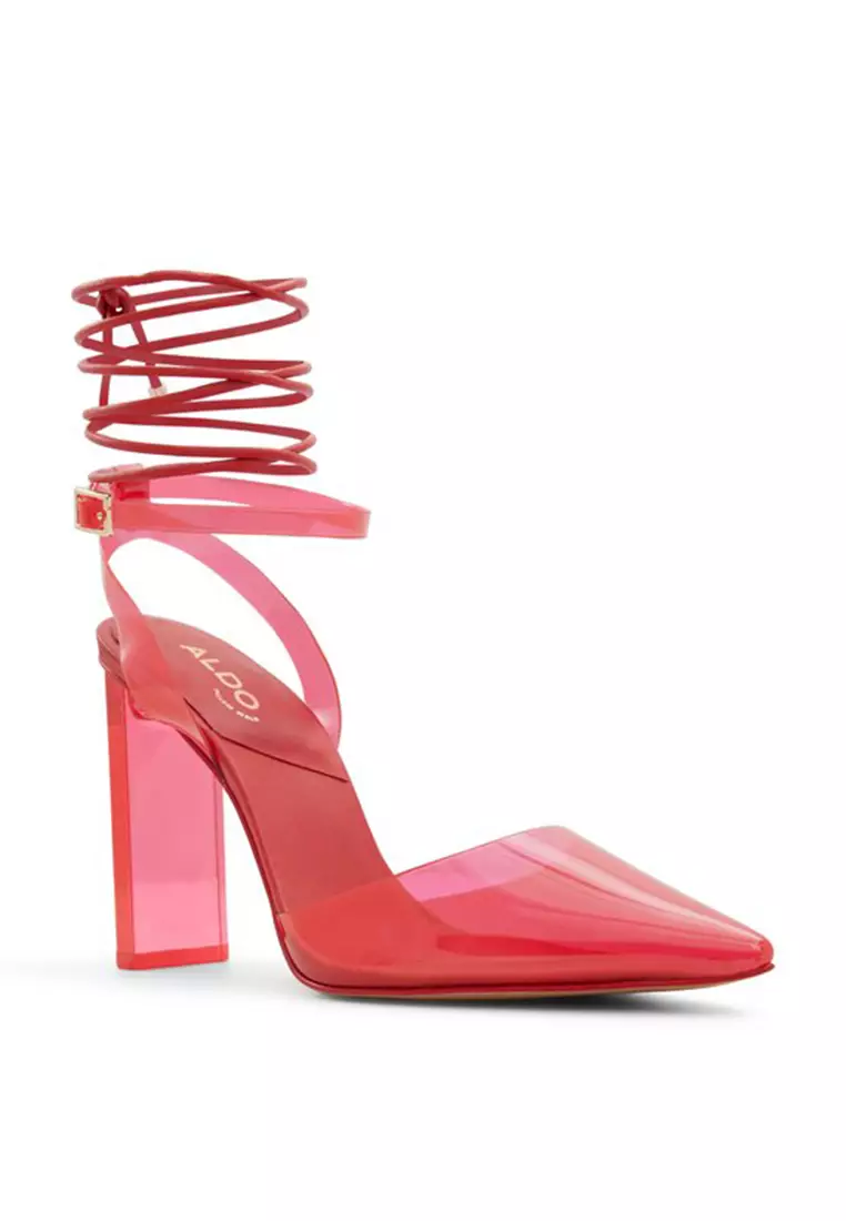 Aldo red deals patent heels