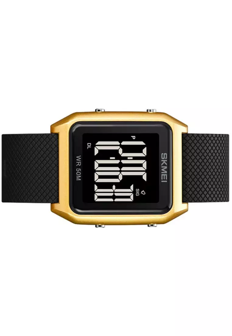 Jam Tangan Pria Digital Waterproof Many Function Strap Tali Material Silicone IR20 ORIGINAL