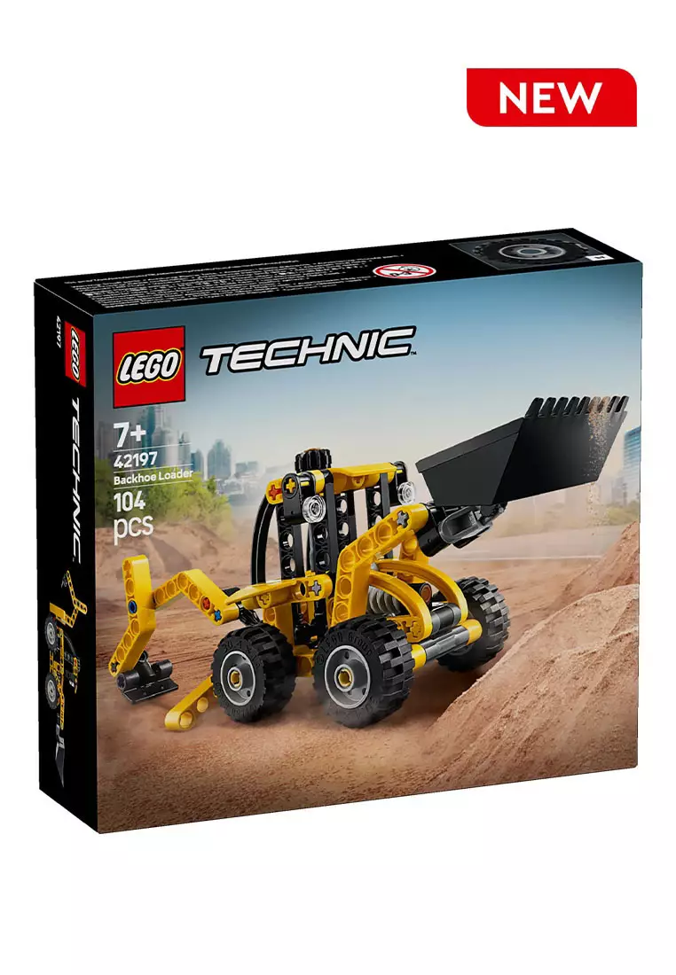Technic 42197 Backhoe Loader, Age 7+, Building Blocks, 2025 (104pcs)