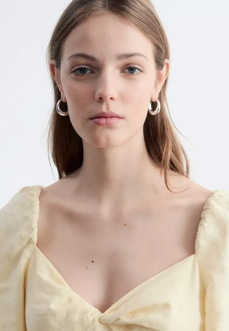 Linen Midi Dress
