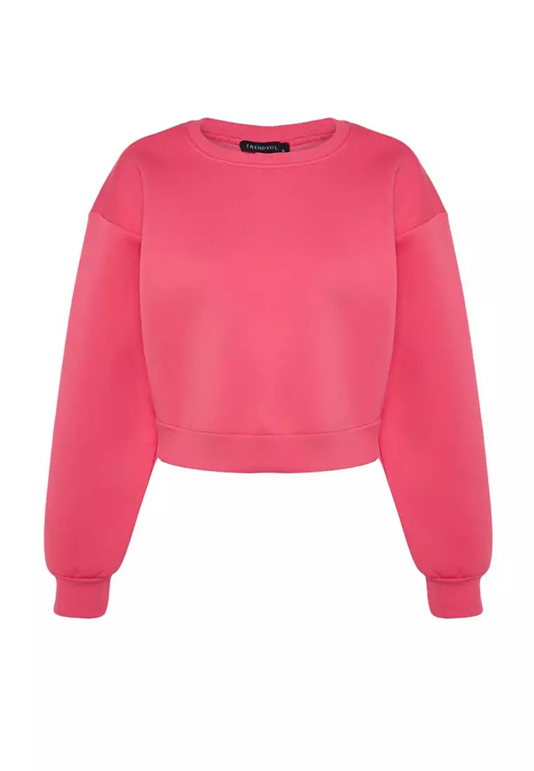 Comfy Crop Basic Sweatshirt